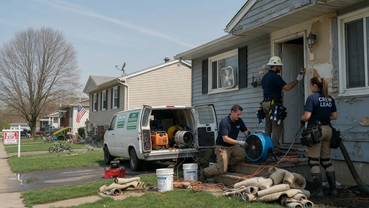 Flood Cleanup in Kewaskum, WI near me